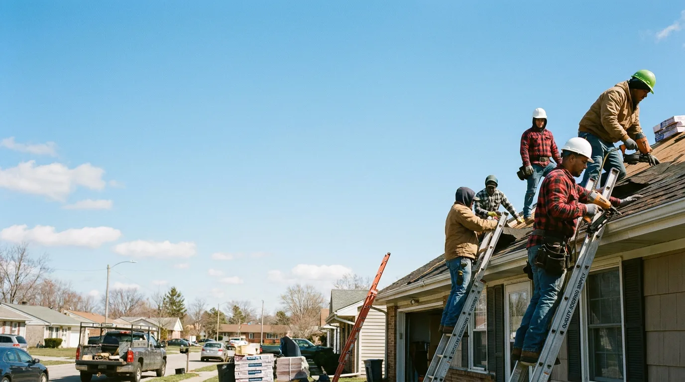 Roofing in Spragueville, IA near me